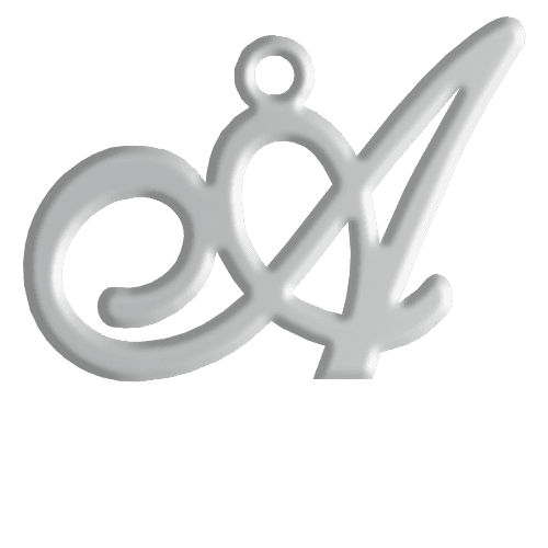 A Initial Pendant