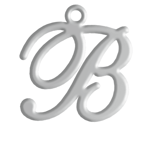 B Initial Pendant