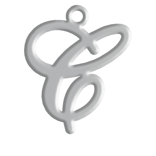 C Initial Pendant