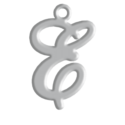 E Initial Pendant