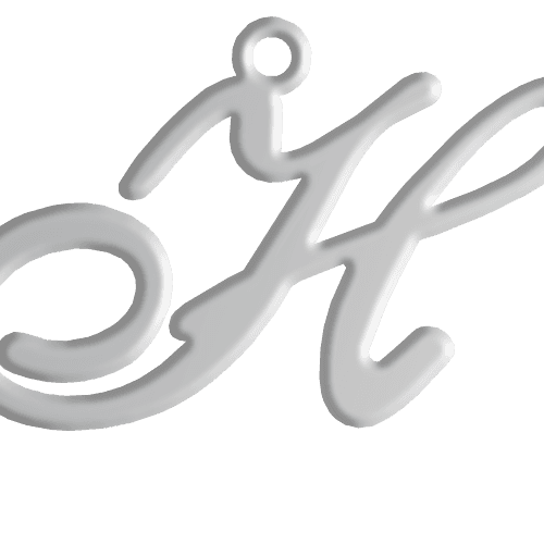 H Initial Pendant