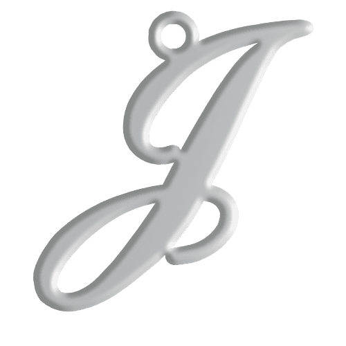 J Initial Pendant