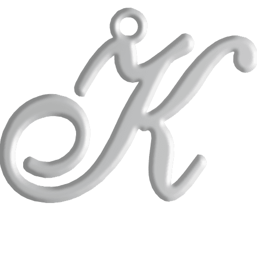 K Initial Pendant