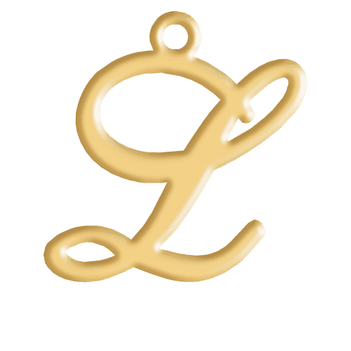 L Initial Pendant