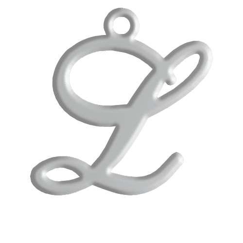 L Initial Pendant