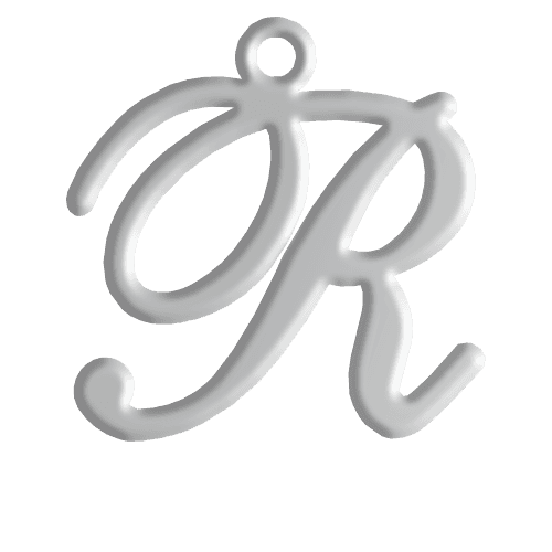 R Initial Pendant