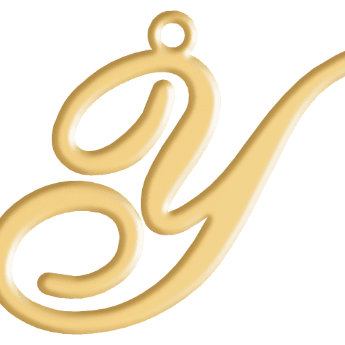 Y Initial Pendant