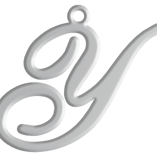 Y Initial Pendant
