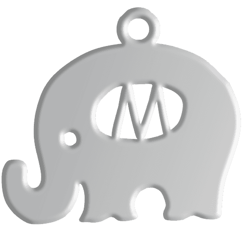 M Initial Pendant
