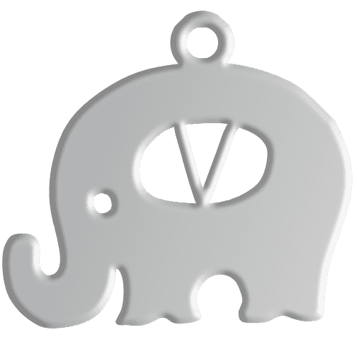 V Initial Pendant