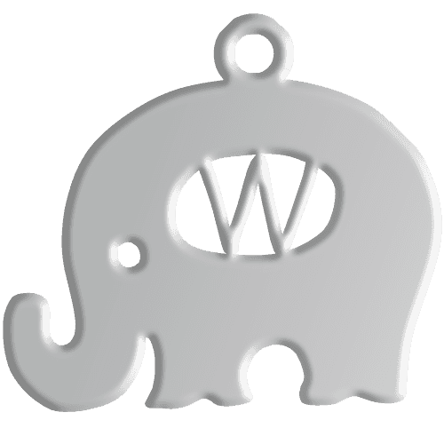 W Initial Pendant