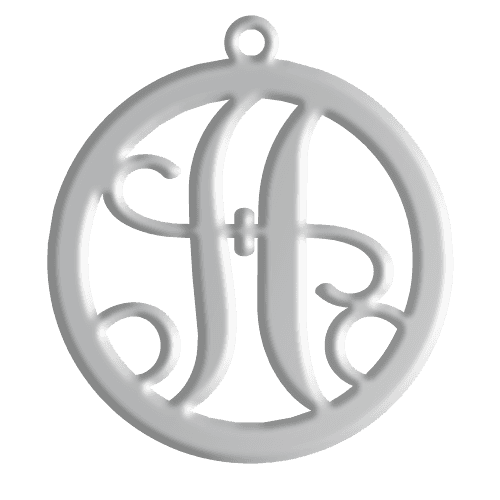 A Initial Pendant