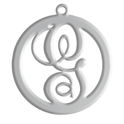 G Initial Pendant