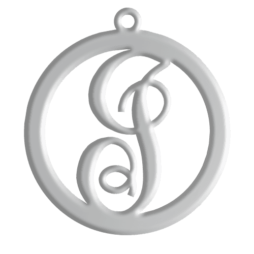 I Initial Pendant