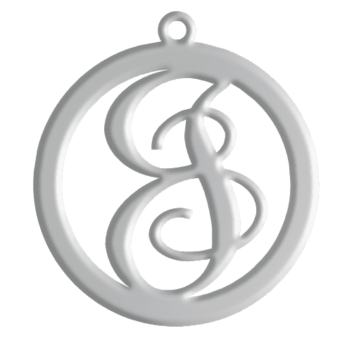 J Initial Pendant