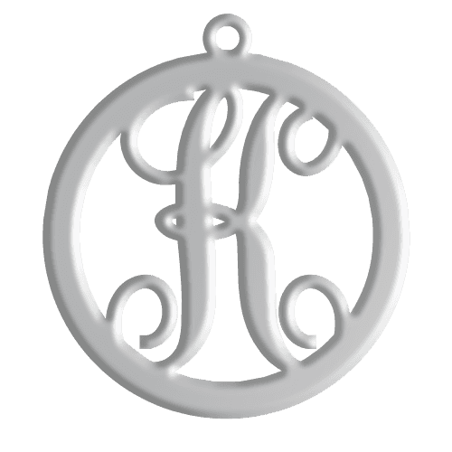K Initial Pendant