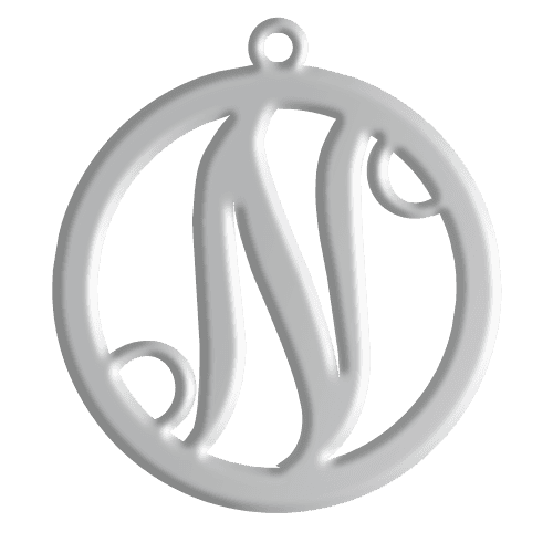 N Initial Pendant