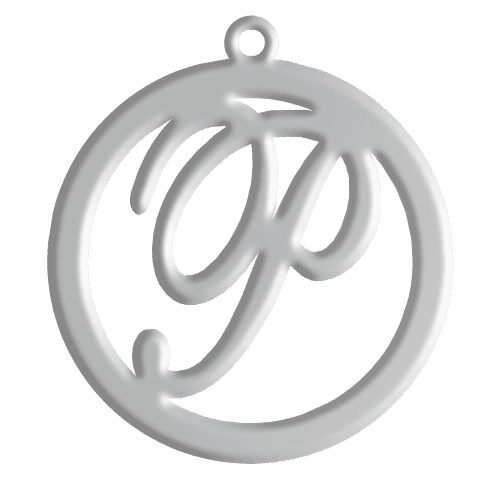 P Initial Pendant