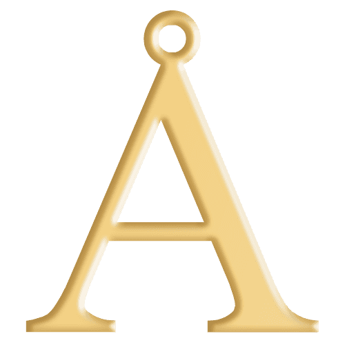 A Initial Pendant