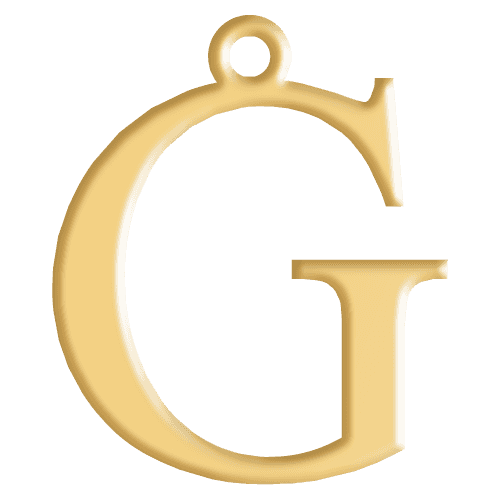 G Initial Pendant