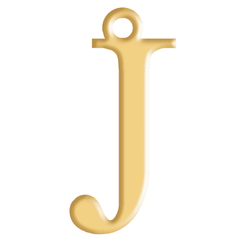 J Initial Pendant