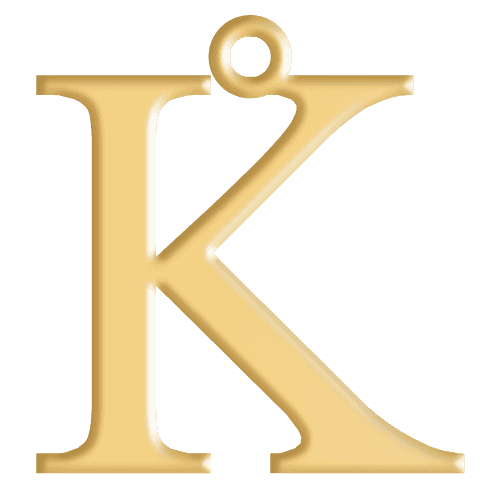 K Initial Pendant