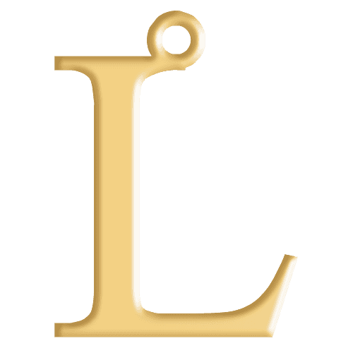 L Initial Pendant
