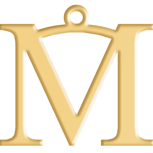 M Initial Pendant