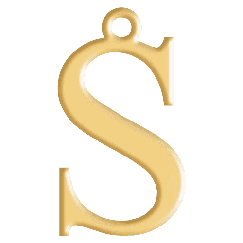 S Initial Pendant