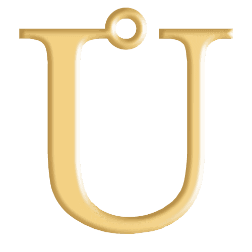 U Initial Pendant