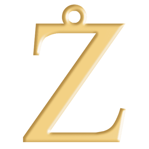 Z Initial Pendant