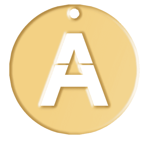 A Initial Pendant