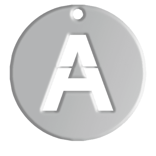 A Initial Pendant