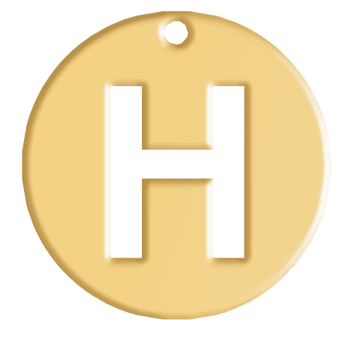 H Initial Pendant