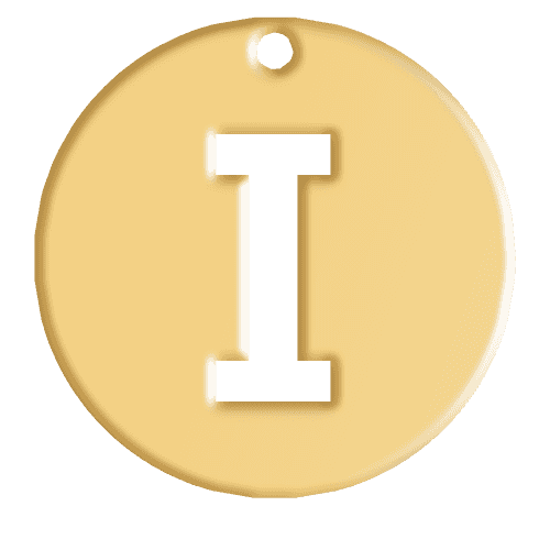 I Initial Pendant