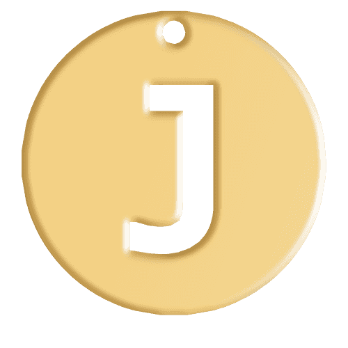 J Initial Pendant