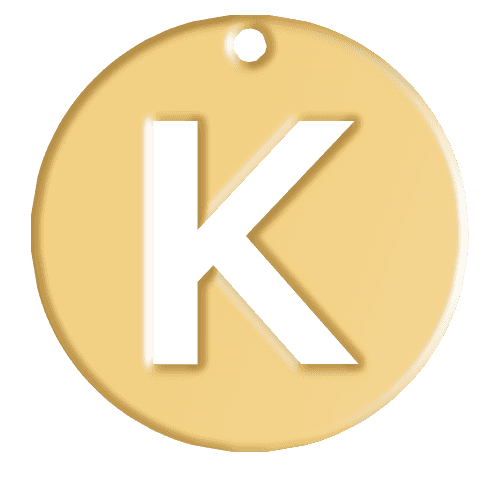 K Initial Pendant