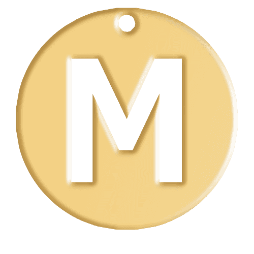 M Initial Pendant