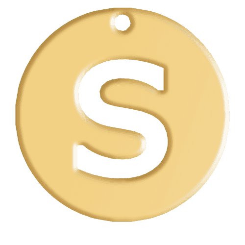 S Initial Pendant