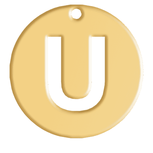 U Initial Pendant
