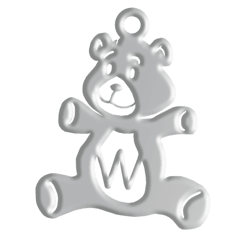 W Initial Pendant