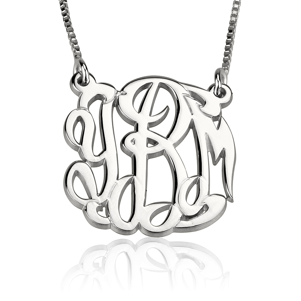 Celebrity Monogram Necklace