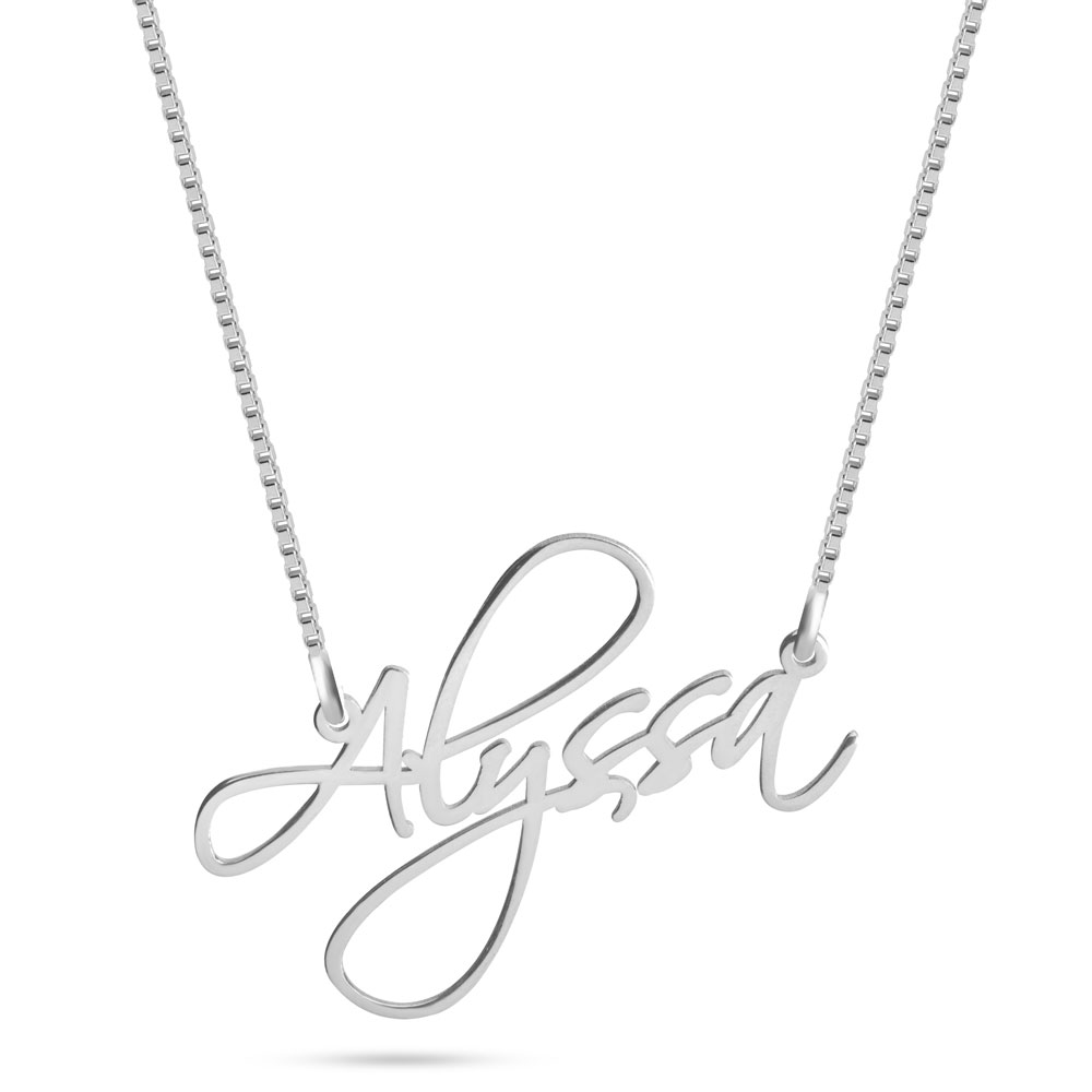 Script Name Necklace