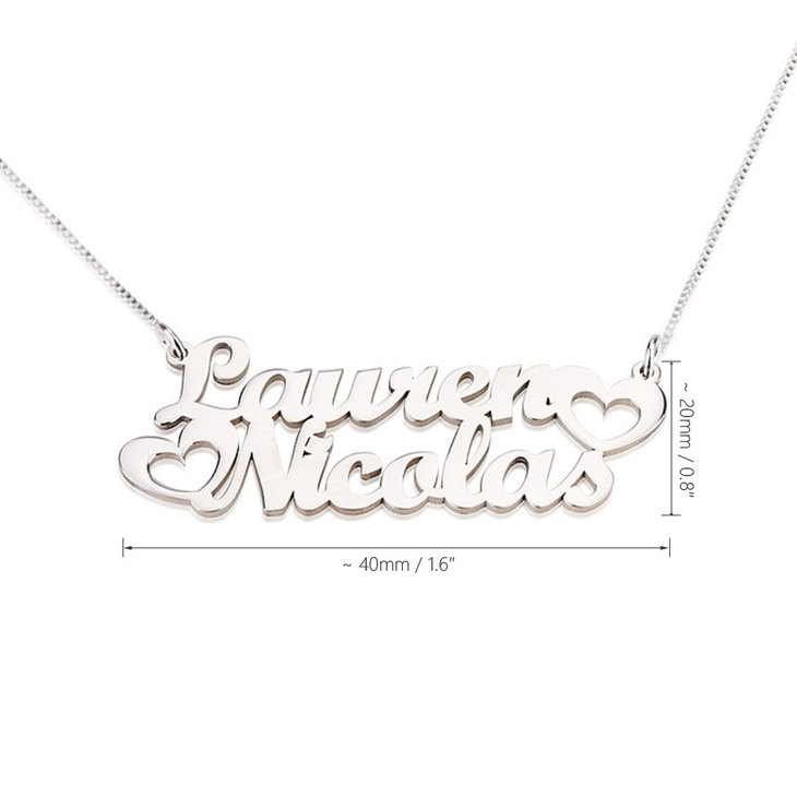 Two Name Necklace information