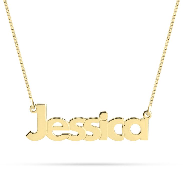 Custom Bold Name Necklace