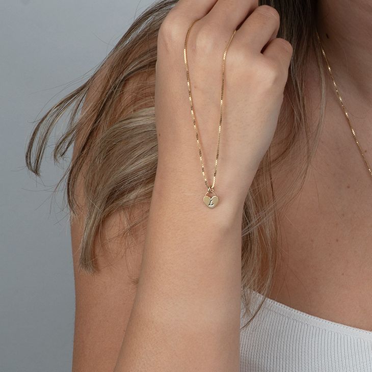 Engraved Name Mother Daughter Necklace model