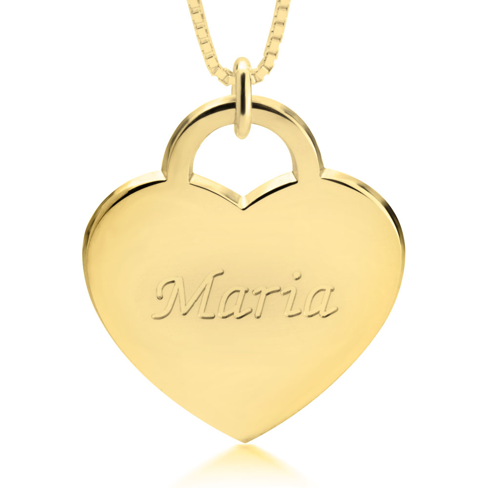Heart Pendant with Name