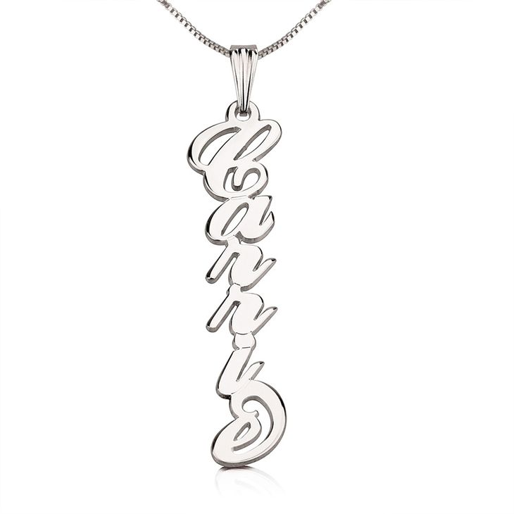 Vertical Carrie Name Necklace information