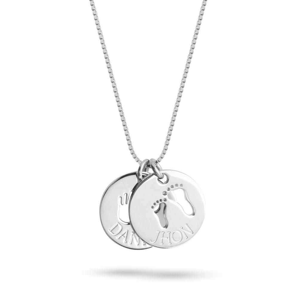 Mother's Necklace with Two Names