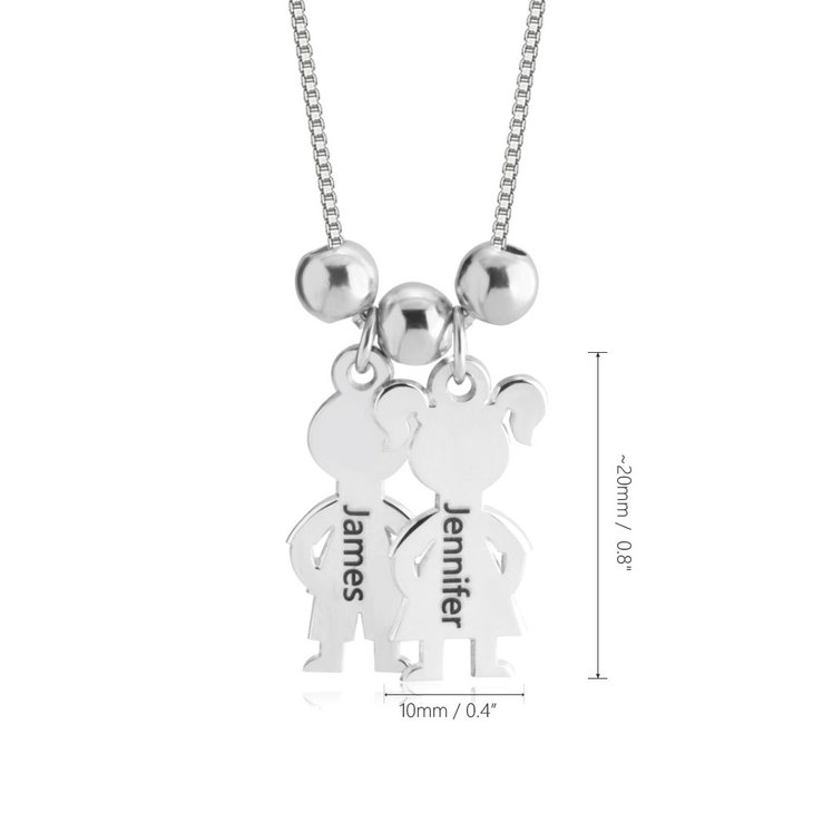 Boy And Girl Necklace Charm information